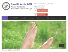 Tablet Screenshot of drdavidkorfin.com